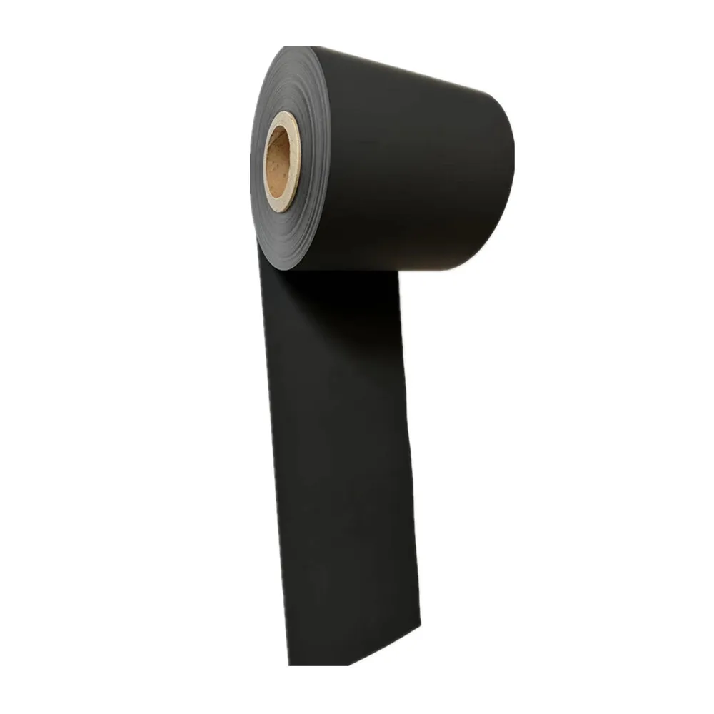 electronic low resistance black conductive pu/pe film