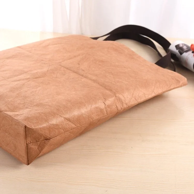 waterproof washable paper shopping tote tyvek bag with logo printed