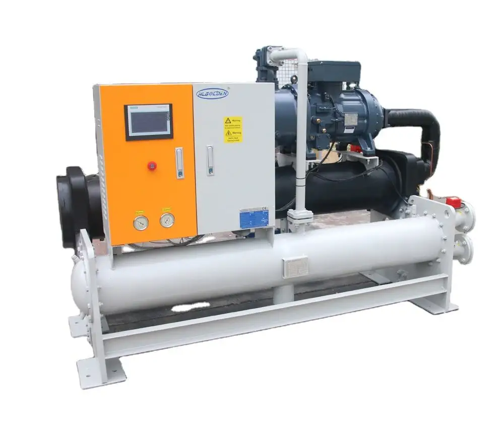 60hp New Design Water Cooled Chiller Industrial Screw Compressor Chiller