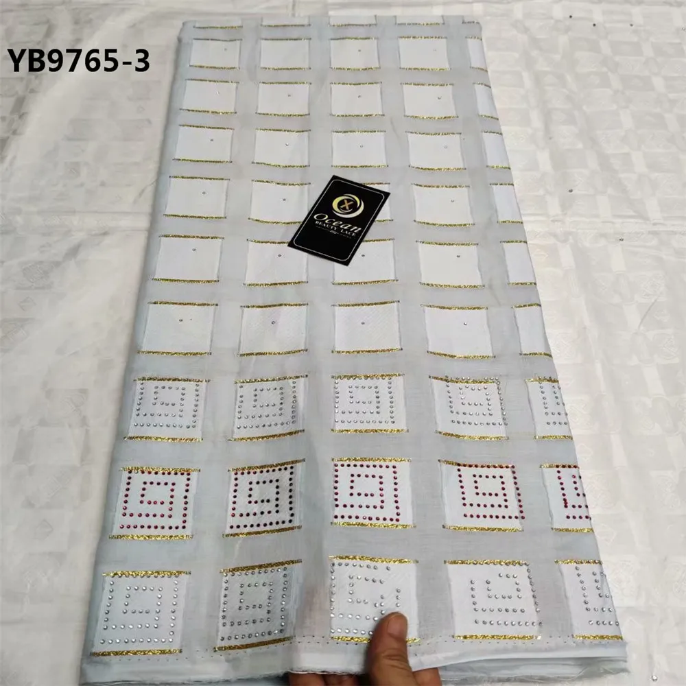 September promotion Deep green 3D african swiss voile lace voile suisse dentelle africain fabric