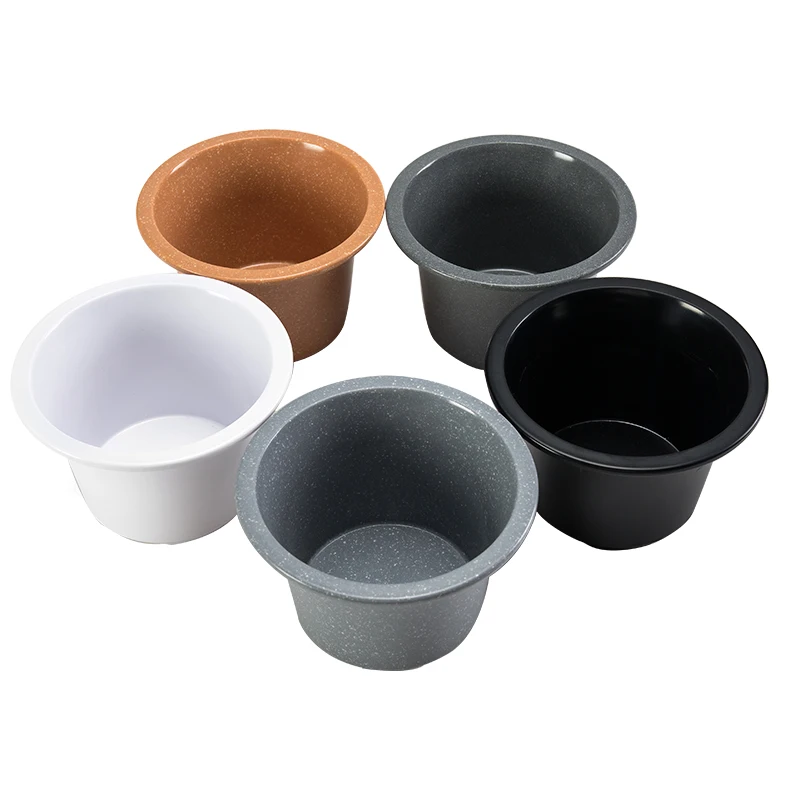 Оптовая продажа, цветочный горшок Yicai, круглая Крытая горшок с высокой ногой для украшения балкона, пластиковый горшок для растений