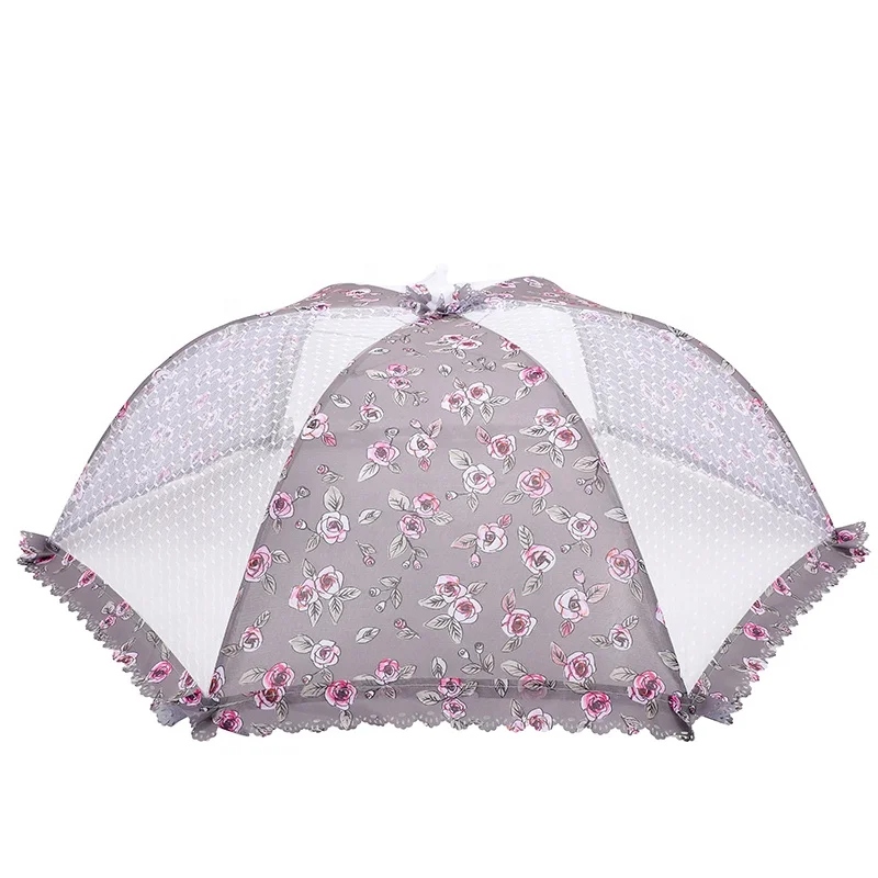 
Kitchen Folded Mesh Food Cover size:S BBQ Picnic Kitchenware umbrella Style Mesh Polyester Anti Fly Mosquito Food Dish Cover 