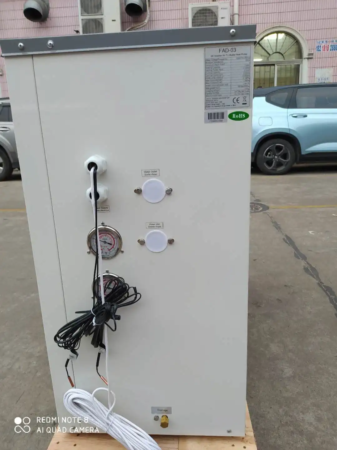TUV Energy label A +++ 11 кВт 18 DC инвертор воздушный тепловой насос воздушно-водяной