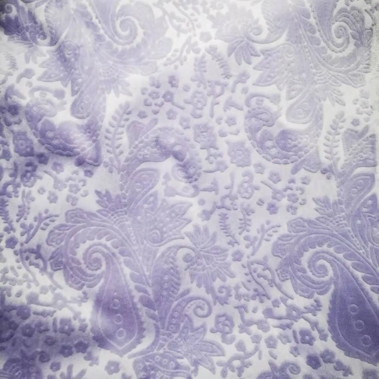 Wholesale luxury EMBOSSED 100% cotton velvet fabric Girmes velvet fabric for garments curtain home textile
