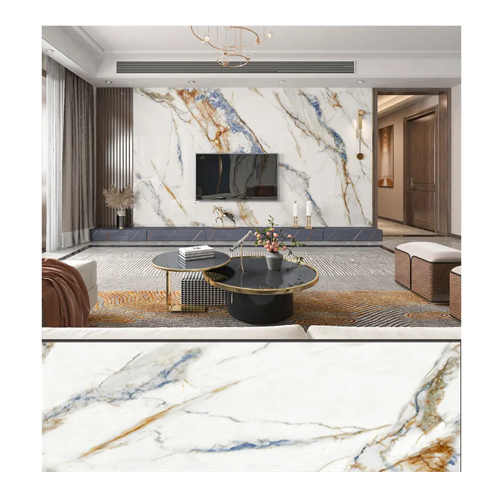 LT Factory Good Quality Fireproof UV Panel UV Marble Sheet Modern UV PVC Wall Panel TV Background Interior Home Decorative