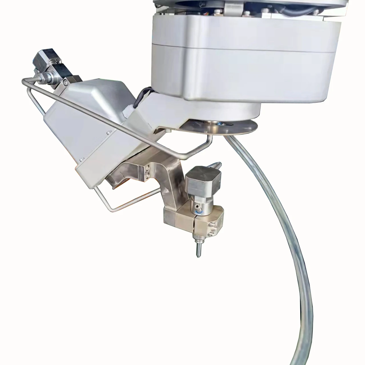 Waterjet cutting head big 5 axis dynamic cutting head CNC water jet machine 3D cutting metal glass stone