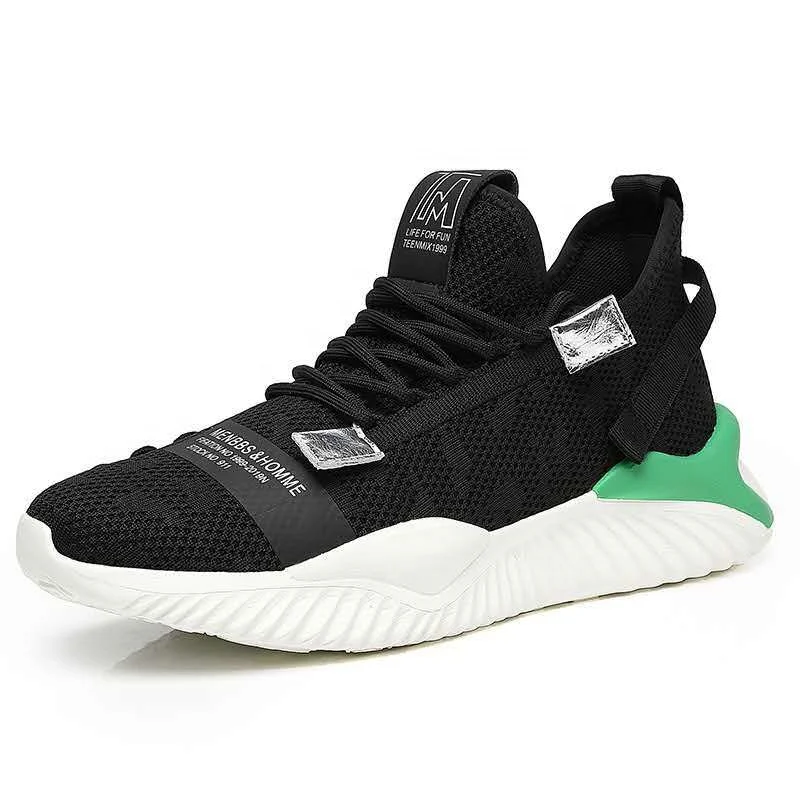 
2020 New summer Korean version Breathable Men Mesh Shoes Running shoes with soft soles No-slip Men Sneakers 