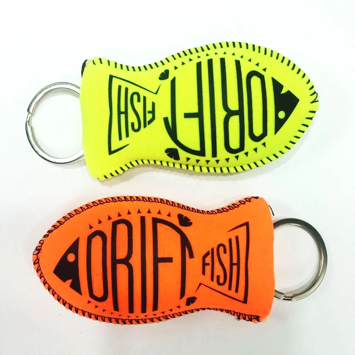 Factory Wholesale Fish Design Floating Keychain Boat Custom Neoprene Foam Floating Keychain with Logo
