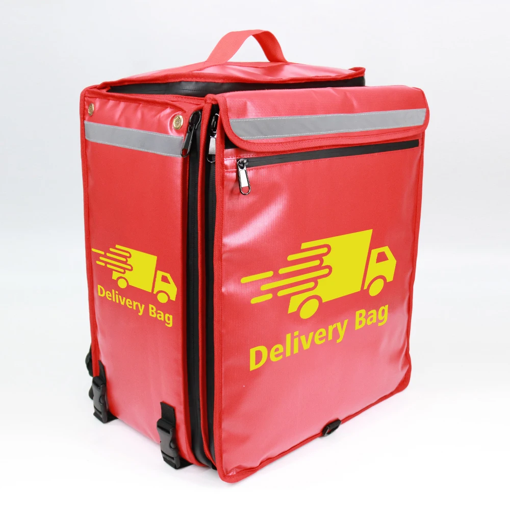 600D Thermal Heat Insulation Cooler and Hot Bags Food Bag Delivery Customized Color