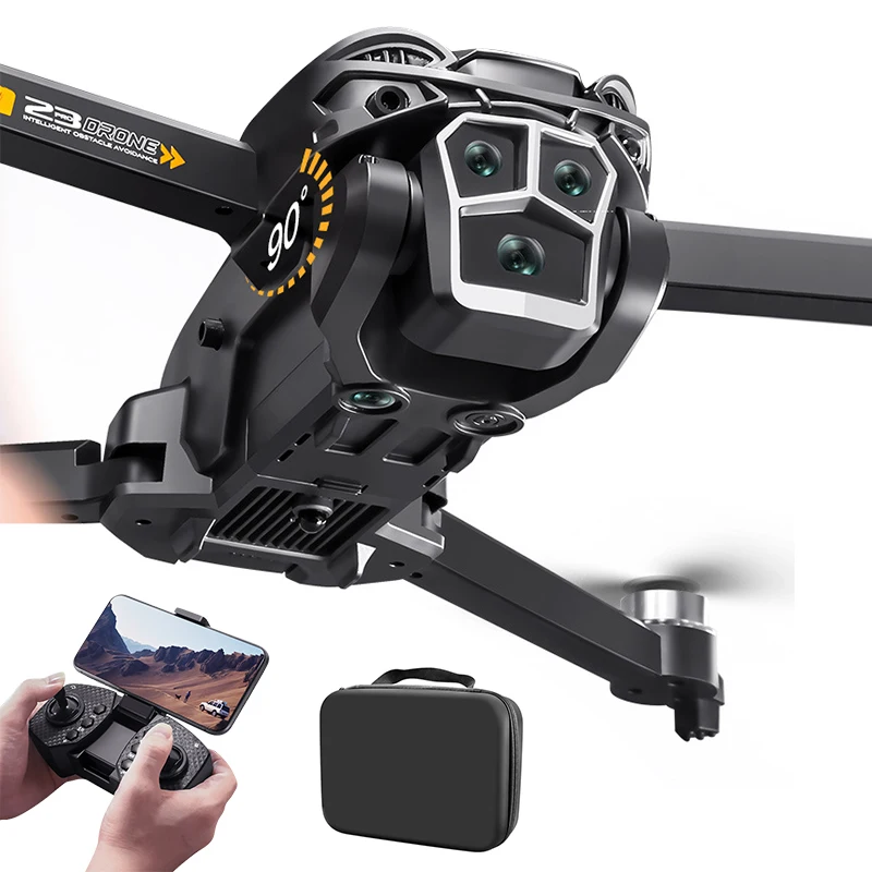 A23 Pro 5g Gps мини-Профессиональный радиоуправляемый Дрон с Hd 4k тремя камерами Дистанционное складное управление игрушечный предотвращением препятствий