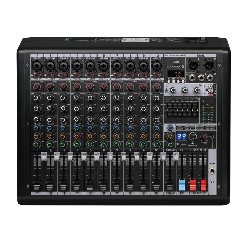 B series pure mixing console, professional stage performance, wedding small mixing console, home karaoke mixing tape effect