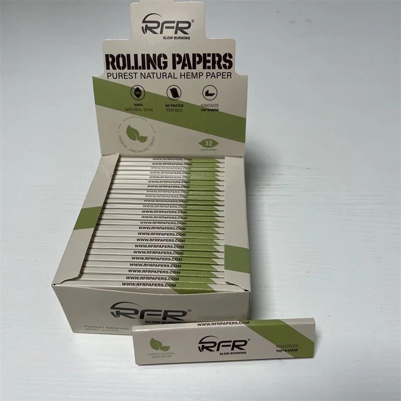 Hot RFR Hemp  rolling paper  smoking paper king size