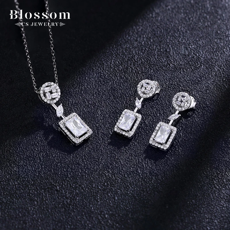 Guangzhou Supplier Costume Jewelry Sets Wholesale Natural Stone Silver 925 Set Making Jewelry Set Women