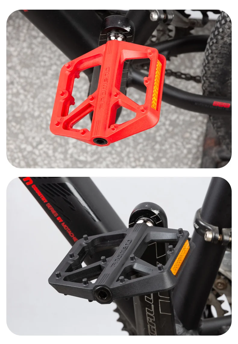 Nylon 2021 new China Du bearing bicycle pedals factory Durable fast speed mountain bike pedals 9/16 MTB  cycling pedal Nylon