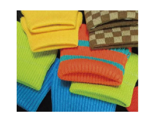 
Zhongchao customized Eco-friendly jacquard knitted collar cotton rib knitting 