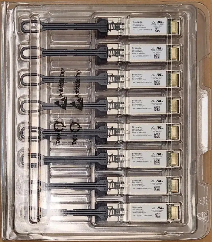 Brocade XBR-000438 32G FC LWL 10km SFP+ Optical Transceiver, 1-pack 57-1000486-01