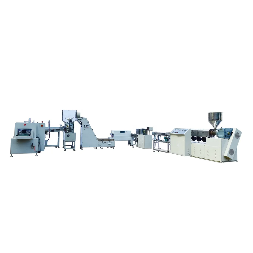 Plastic pla plastic drinking straw making machine extruding production line