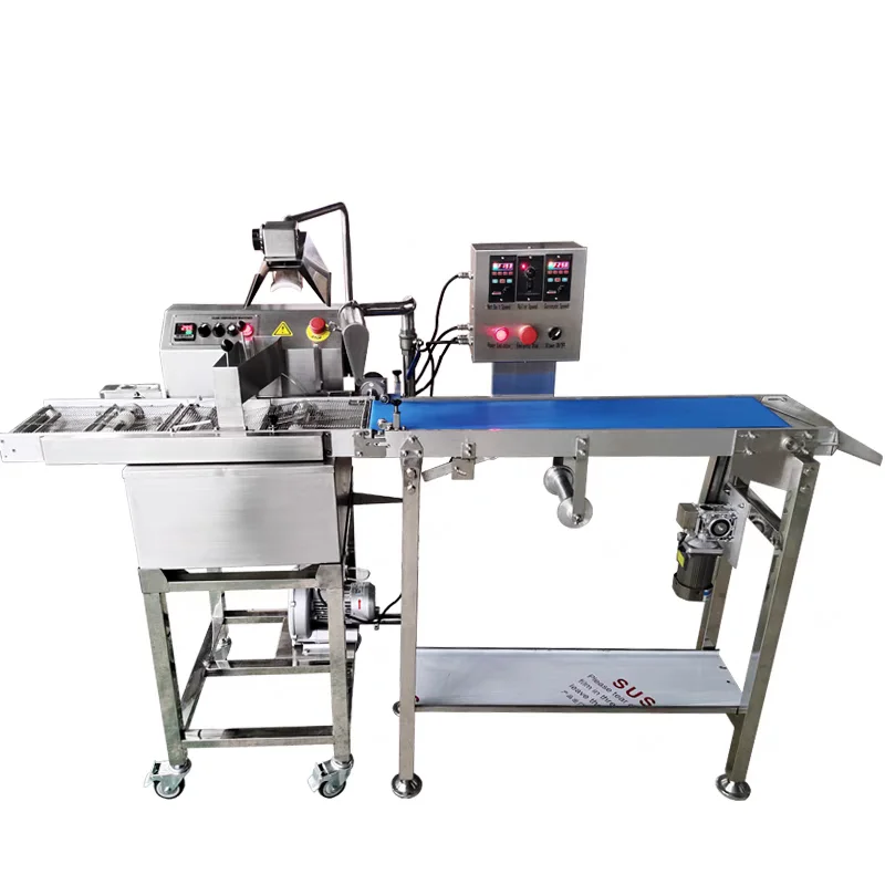 Coating Enrobing Hot Selling Automatic Chocolate Making Machine for Sale