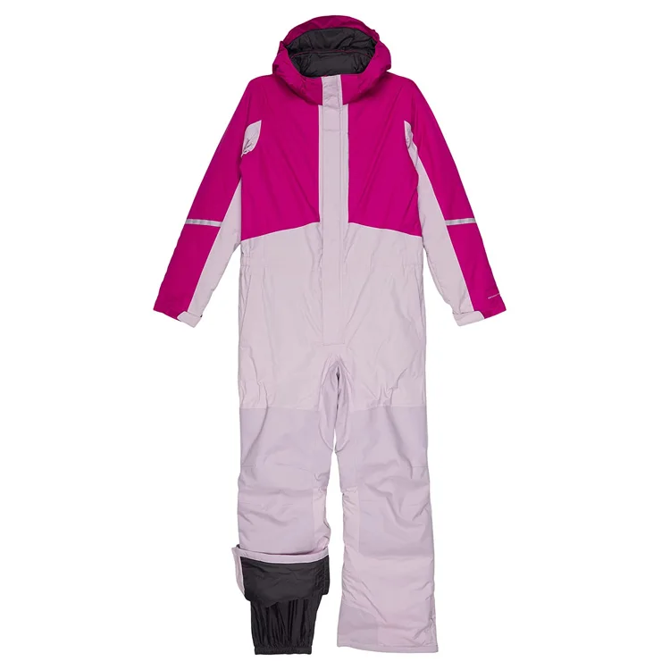 Winter Outdoor Sports Wear Children Softshell Overall Jumpsuit Windproof One Piece Snow Suit Kids Ski Suit