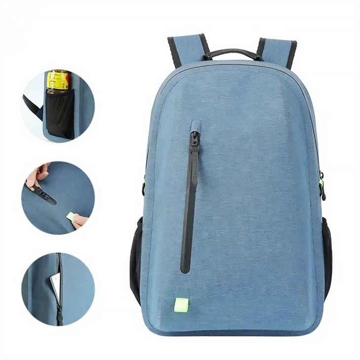 Free Sample Custom Logo TPU Large Capacity Men Business Backpack Outdoor Sport Waterproof Outdoor Travel Laptop Duffel Bag