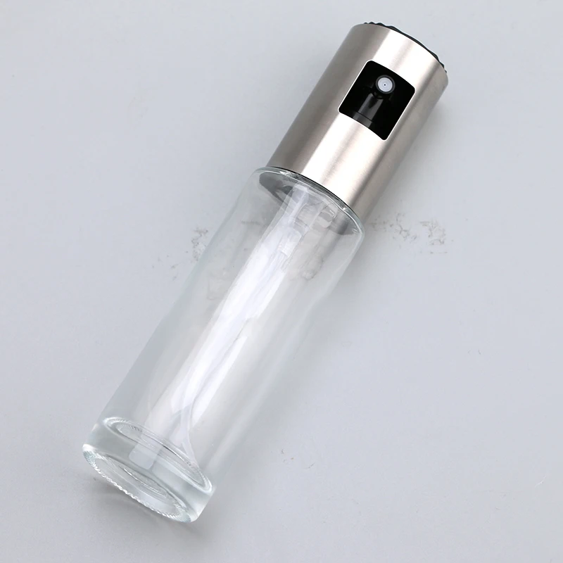 100ml stainless steel kitchen food grade spray bottle oil and vinegar spray cooking oil glass bottle
