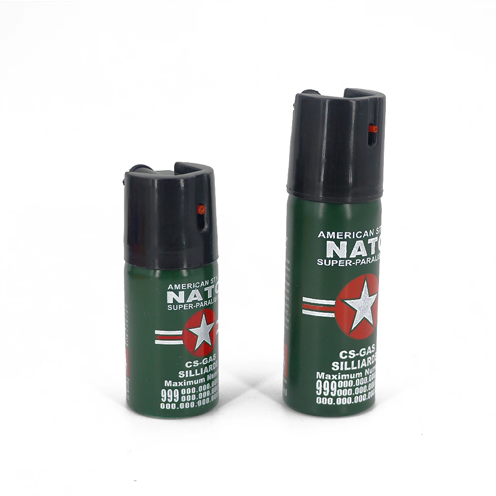 
Different Size Portable Self-Defense Spray Cans Tactical Military Safety Protection Chili Anti-wolf Defense 