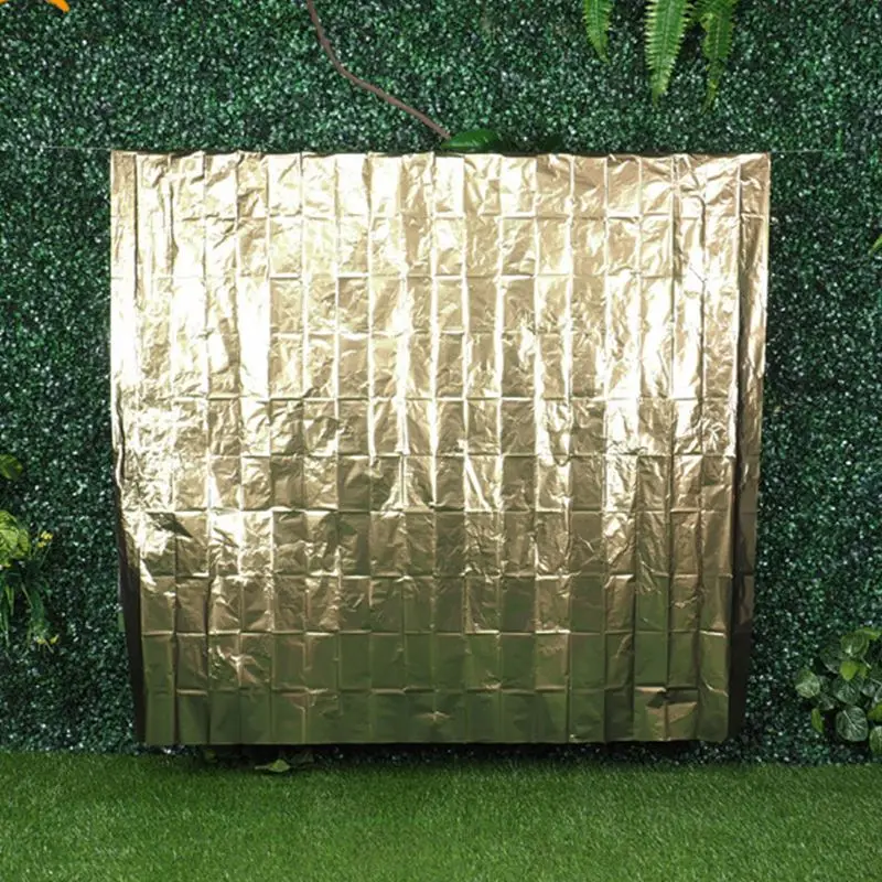 custom color Aluminum Mylar Foil Emergency Rescue Space Thermal Solar Blanket For Outdoor Refugee First Aid Use Reusable