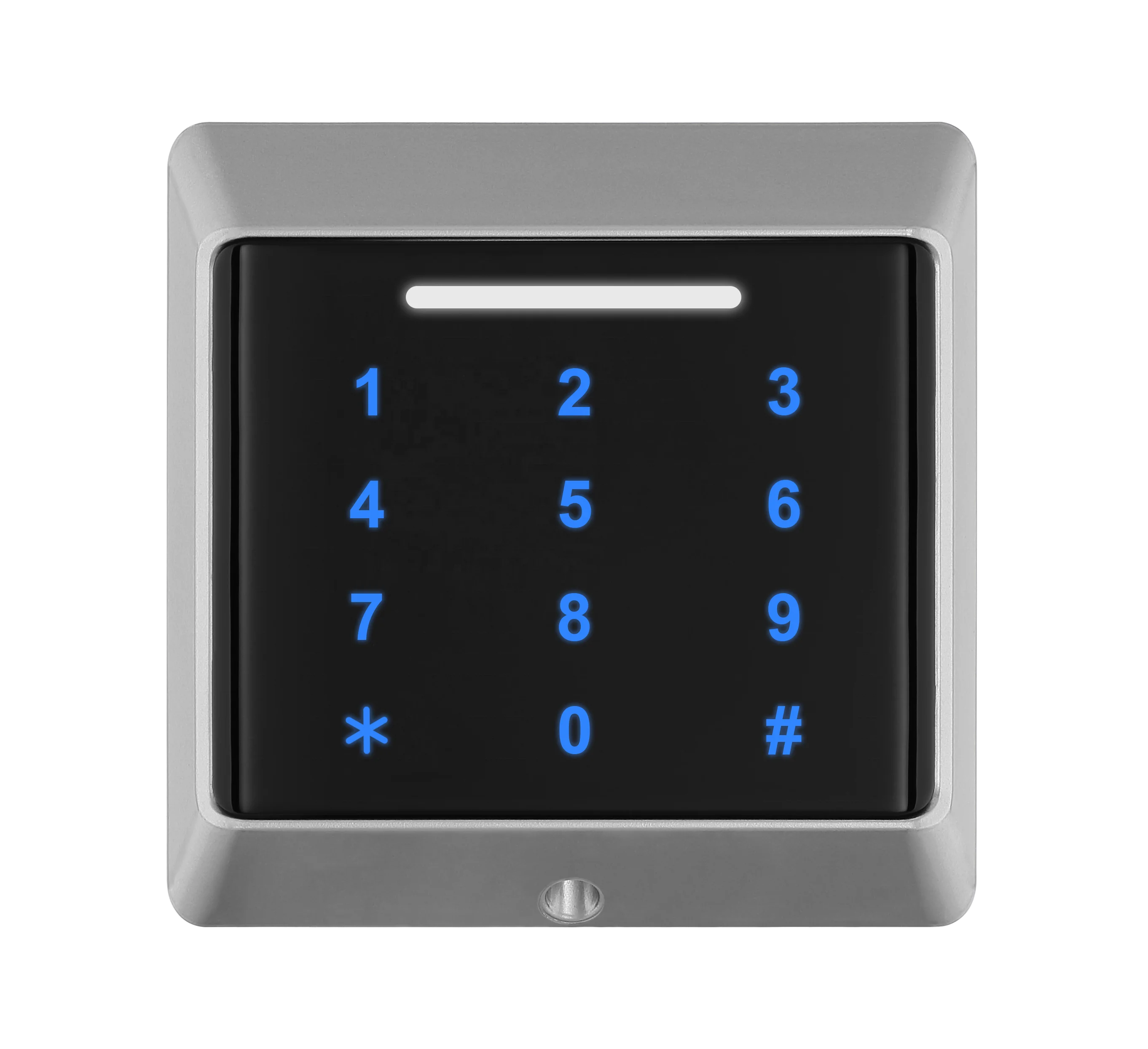 ZR502EM RFID Keypad Reader Support LF ID125KHz & 13.56MHz ISO14443A Card Both Frequency For Access Control With WG26/34 Output