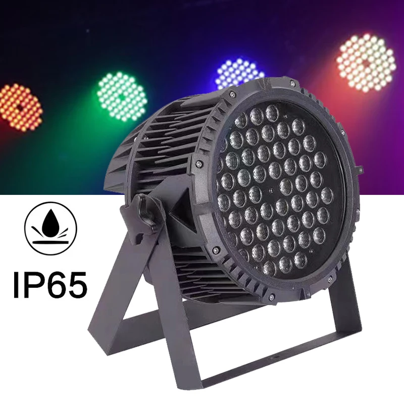FEIYUEYUE DMX IP65 outdoor waterproof 54pcs 3w rgbw 54x3w led par light of stage wedding party dj outdoor