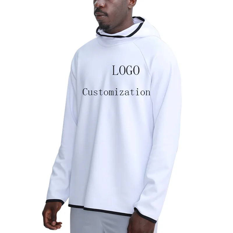 Wholesale And Custom Private Label Training Jogging Wear Gym Apparel Men Solid Pullover Hoodie