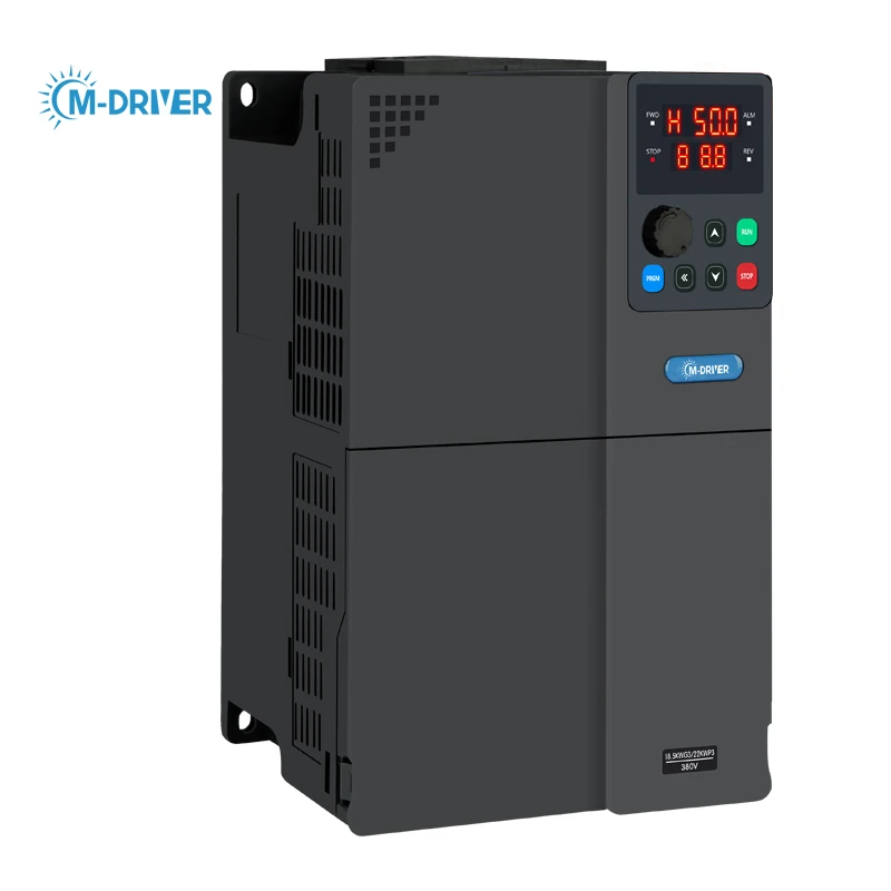 M-driver Hybrid Solar Pump inverter Three Phase 380vac/250vdc-800vdc VFD 22kw
