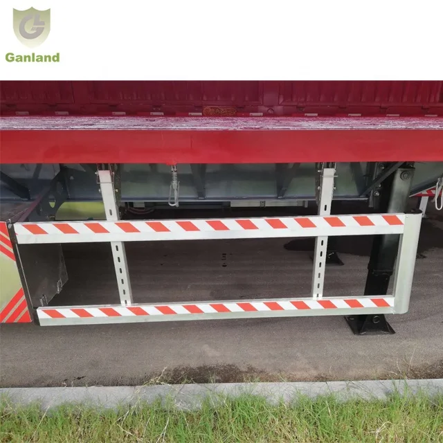 Боковой рельсовый упор с откидной подъемной ножкой для грузовика, Боковой защитный кронштейн