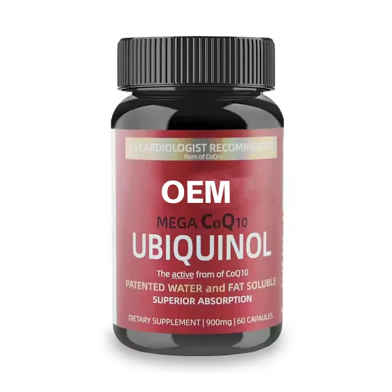 60 капсул CoQ10 ubiquinol запатентованная вода и жирорастворимая пищевая добавка Q10 softgel