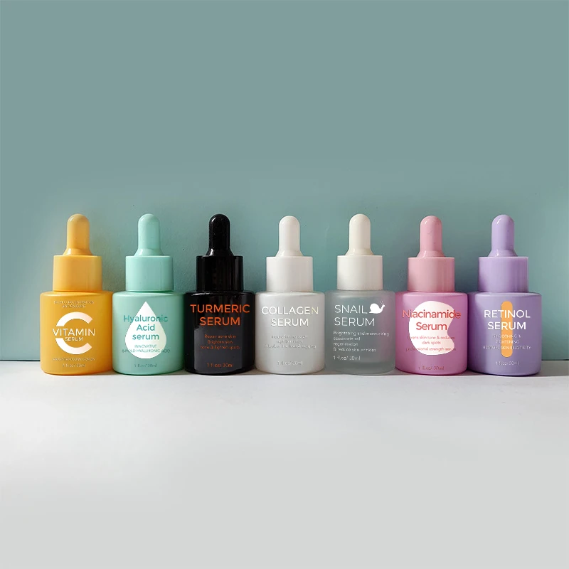 OEM ODM Private Label 100% Natural Whitening Vitamin C Serum for Face Pore Shrinking Serum