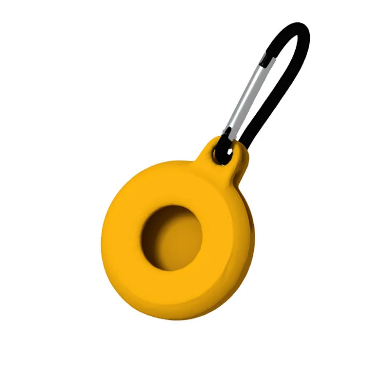 New Arrival Key Ring Keychain Smart Locator Tracker Protective Cover Silicone Case With Keychain For Air tags Anti-Scratch