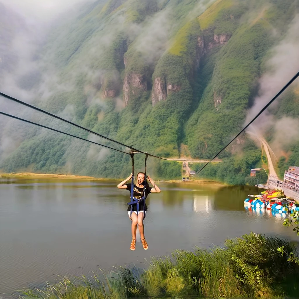 Scenic Spot Ziplines Cable Car Ropeway Equipment for an Exciting Adventure