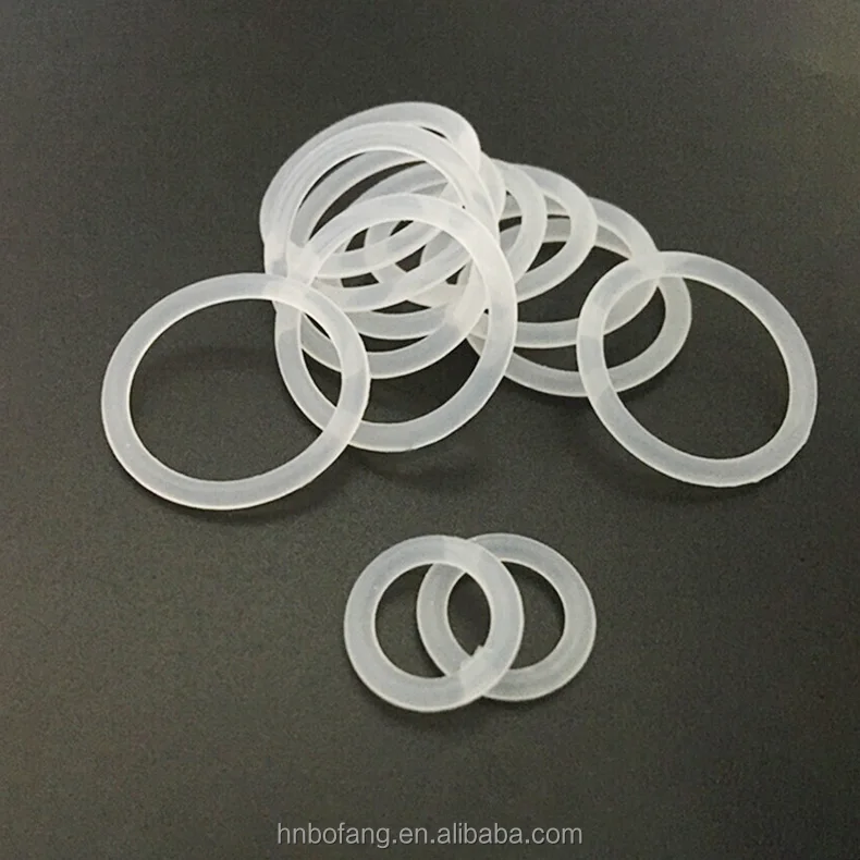 Customized Heat Resistant 5.3 mm CS Diameter High Pressure Clear Silicon O Ring Gasket