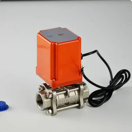 Clamp Ball Valve Hard Sealing Ceramic Core Three-wire Controlling Power Reset Metal Electric 316L Stainless Steel General 12-24V