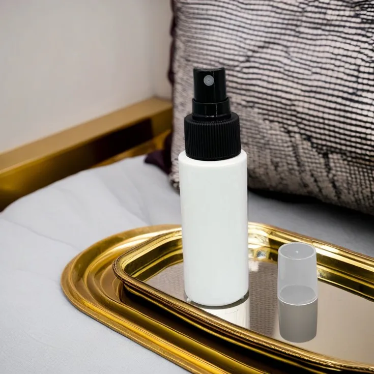 60ml Empty PE Shamppoo Bottle White Lotion Plastic Bottle For Skincare Plastic Bottle With Pump or Cap