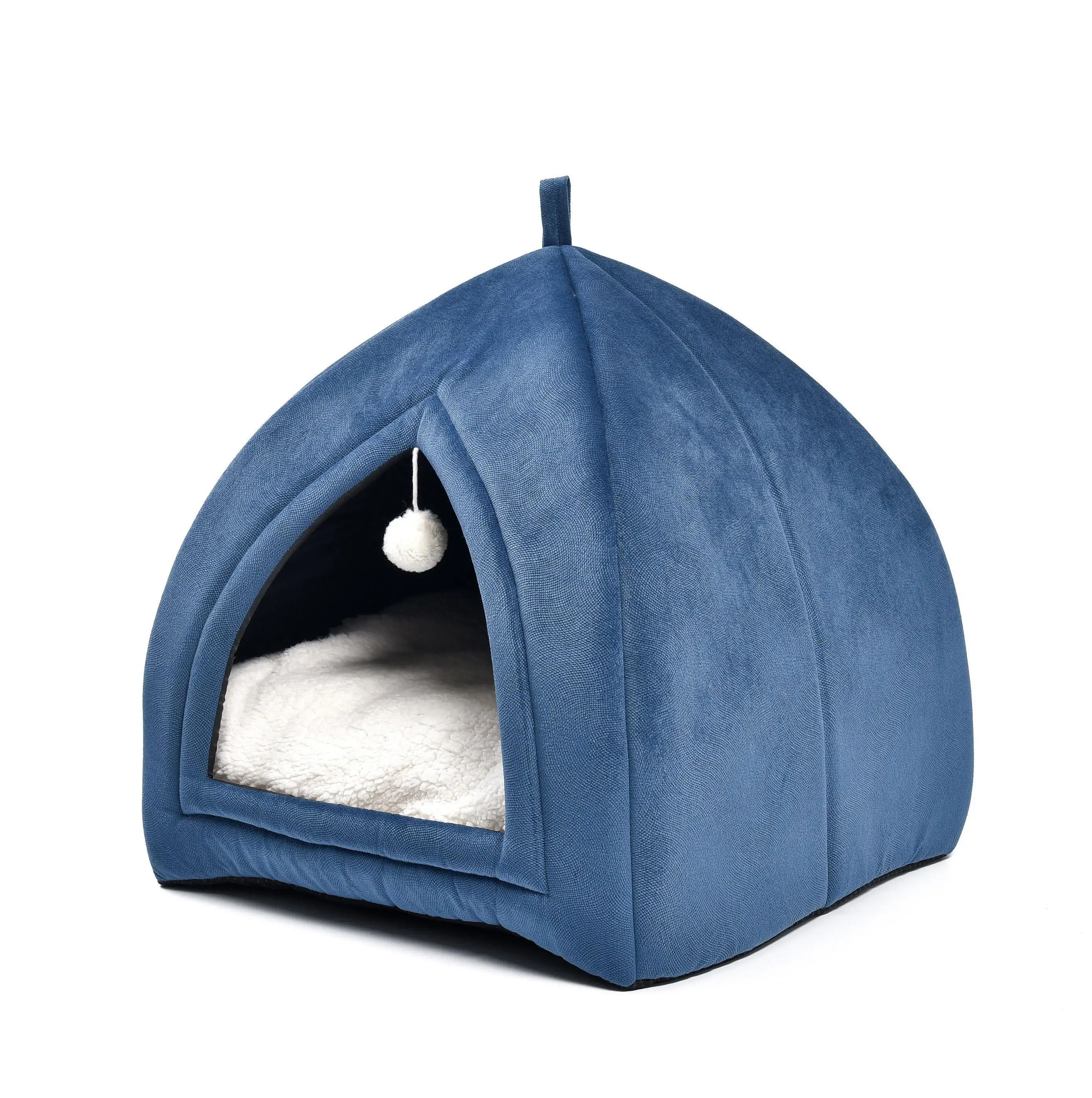 2-in-1 Cat House for Indoor Cats Clearance Comfort Cat Tent with Removable Washable Cushioned Pillow