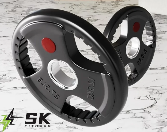 Спортзал SK оптовая продажа тяжелая атлетика пауэрлифтинг 2 5-5 фунтов резиновые накладки на бампер с резиновым покрытием для соревнований
