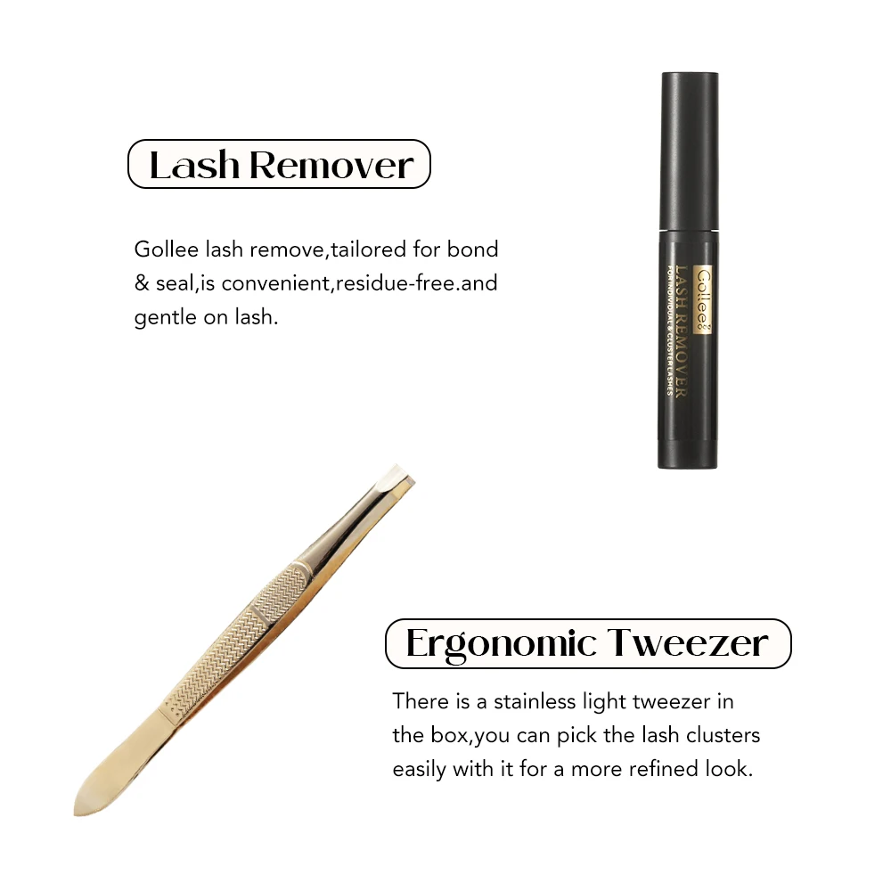 unimore customizable diy eyelash extention segment cluster lashes kit wispy individual diy lash extension kit