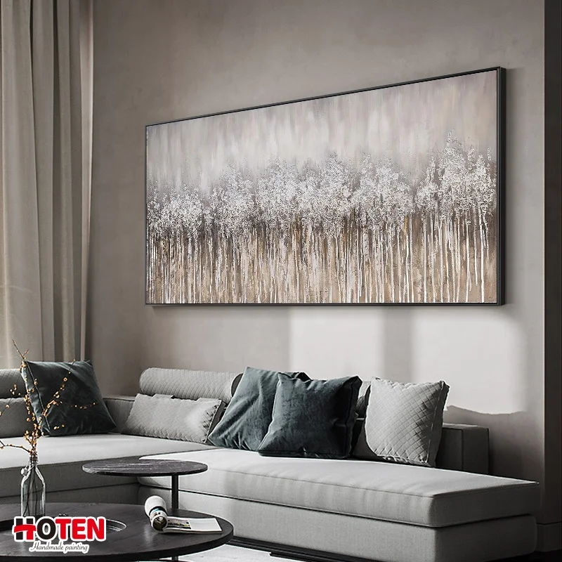 hand painted large size painting art abstract home decoration painting hanging pictures can be customized