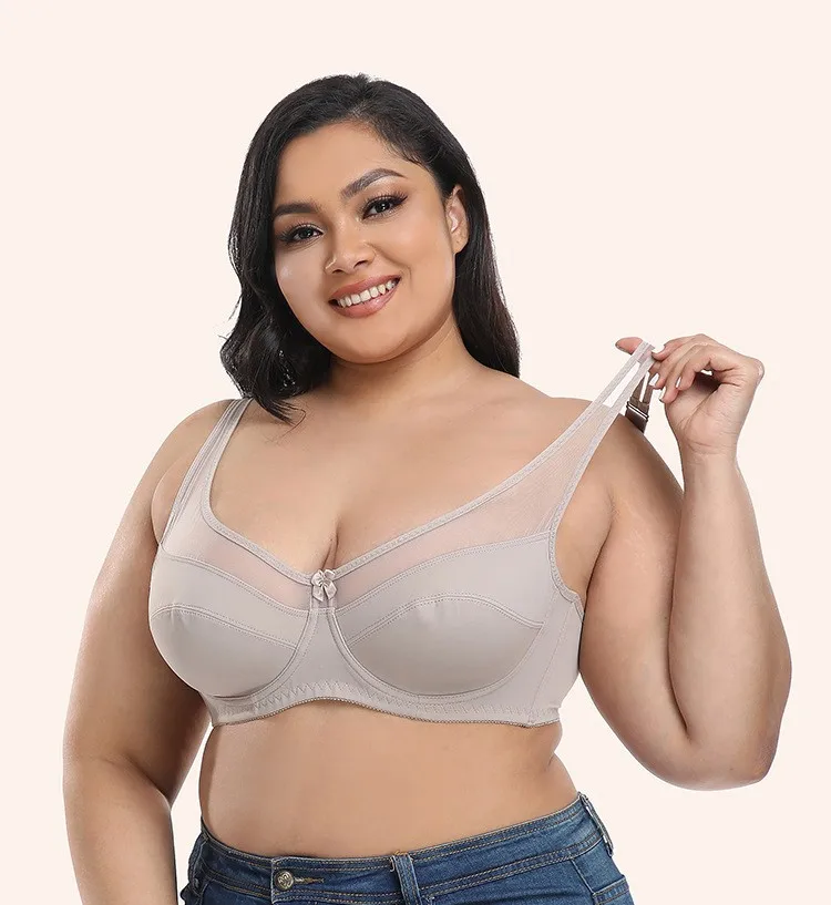 Высокое качество удобное нижнее белье Женская 2023 дышащая грудь пуш-ап плюс размер бюстгальтер большая чашка