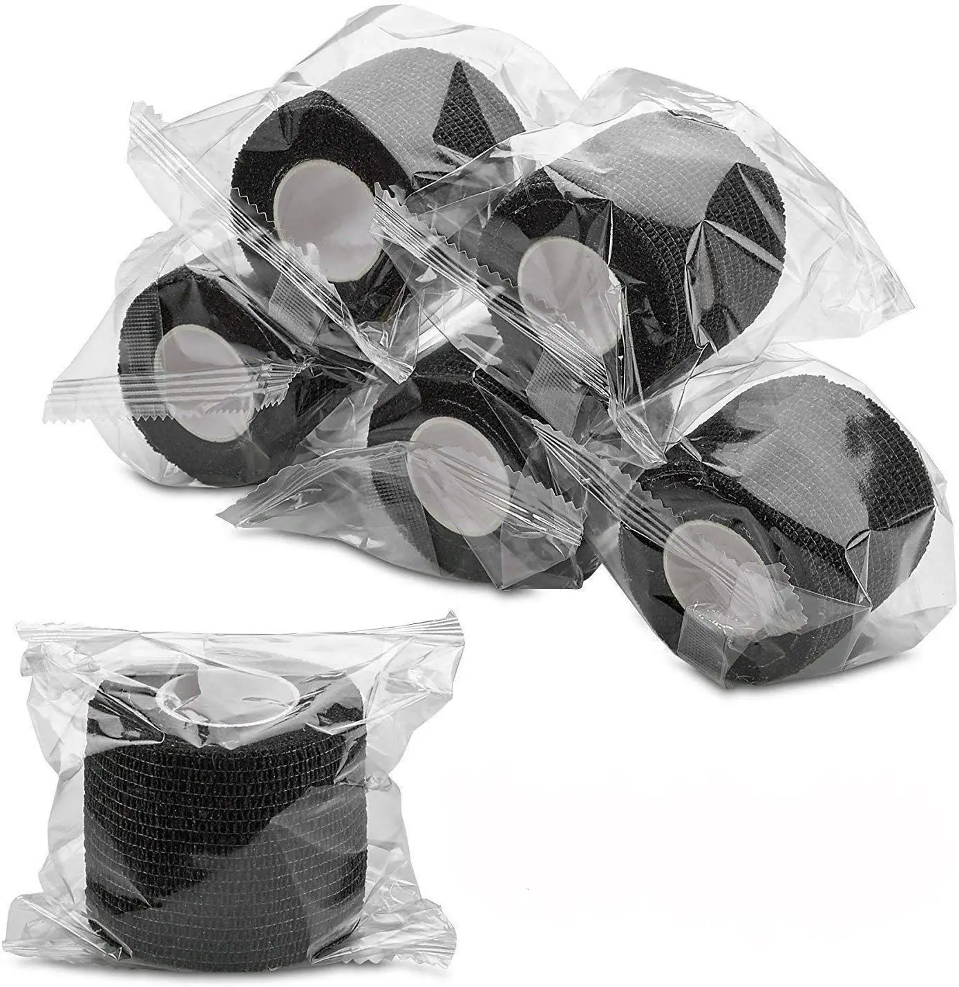 Hot selling tattoo disposable grip sticky winding elastic bandage sports tape tattoo grip bandage