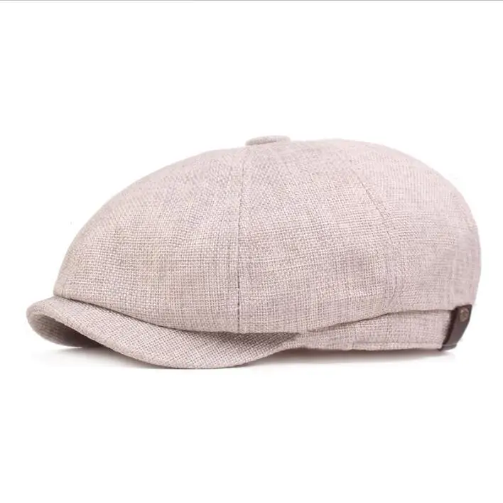 Painter Cap Elderly Men Boina Duck Peaked Caps Casquette Gentleman Newsboy Beret Octagonal Artistic Hat Winter Woolen Beret
