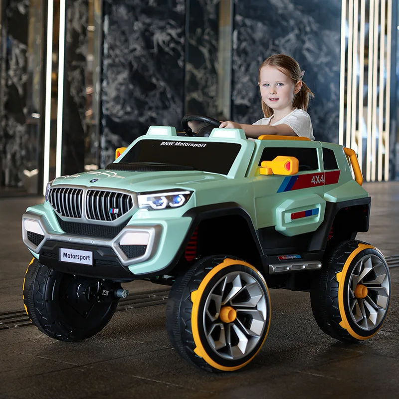 2024 New Arrival Kids Electric Ride On Toy Car With Four Big Wheels Ride On Cars