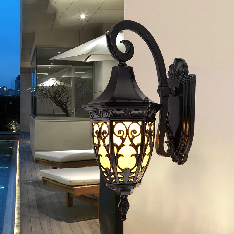 High Quality American Creative Retro Corridor Vintage Out Door Garden Wall Lights Wall