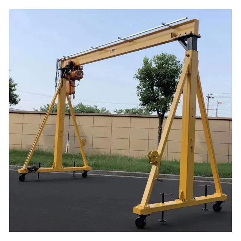 Workshop Portal Gantry Crane / 5000kg Mini Small Electric Mobile Hoist Supplier Chinese 1 2 3 5 10 15 20 Ton Design Provided 500