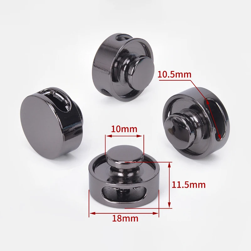 Heavy Duty Single Hole Drawstring Cord Lock Barrel Toggle Stopper For Garment Bags